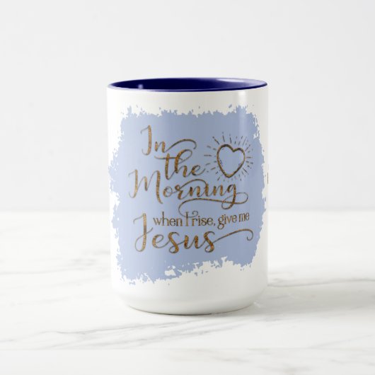 "Geben Sie mir Jesus" 15-Unze-kombinierte Tasse (Zentrum)