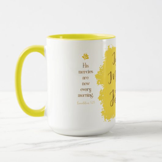 "Geben Sie mir Jesus" 15-Unze-kombinierte Tasse (Links)