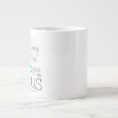 Geben Sie mir Jesus-Kaffee-Tasse Jumbo-Tasse (Vorderseite)
