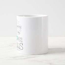 Geben Sie mir Jesus-Kaffee-Tasse Jumbo-Tasse