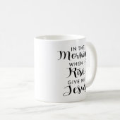 Geben Sie mir Jesus Kaffeetasse (VorderseiteRechts)