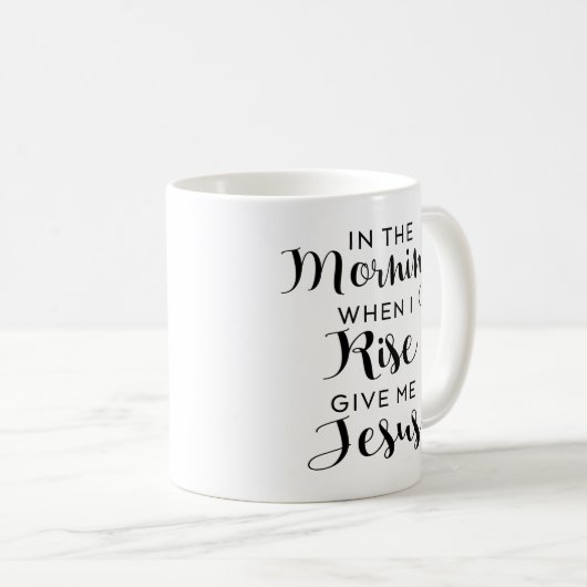 Geben Sie mir Jesus Kaffeetasse (VorderseiteRechts)