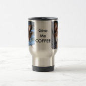 Geben Sie mir KAFFEE Reisebecher (Mittel)