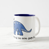 Geben Sie mir Kaffee und niemand erhält verletzt! Zweifarbige Tasse (VorderseiteRechts)