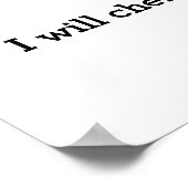 GEBEN SIE MIR MEIN SOHNGedicht ZURÜCK Poster (Ecke)