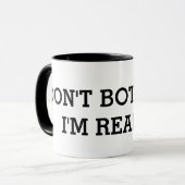 GEBEN SIE MIR NICHT, DASS ICH LESE TASSE (Vorderseite Links)