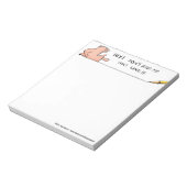 Geben Sie mir nicht diese Line Note-Scratch Pad Notizblock (Rotiert)