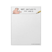 Geben Sie mir nicht diese Line Note-Scratch Pad Notizblock (Rotiert)