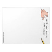 Geben Sie mir nicht diese Line Note-Scratch Pad Notizblock (Vorderseite)