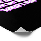 Geben Sie mir nicht ein Vape, was ich sage Poster (Ecke)