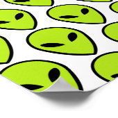 Geben Sie mir Platz, außerirdische Alien Poster (Ecke)