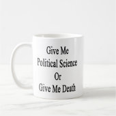 Geben Sie mir Politikwissenschaft oder geben Sie Kaffeetasse (Links)