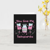Geben Sie mir Tachykardie Icu-Valentine Karte (Gelbe Blume)
