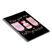 Geben Sie mir Tachykardie Icu-Valentine Notizblock (Rechte Seite)