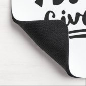 Geben Sie nicht auf Mousepad (Ecke)