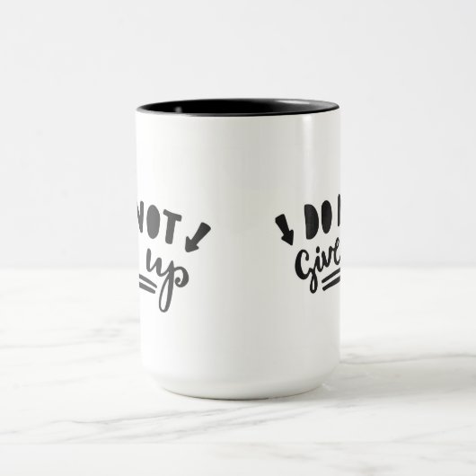 Geben Sie nicht auf Tasse (Zentrum)