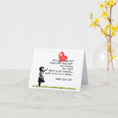 Geben Sie nicht die Angebotskarte auf Karte (Gelbe Blume)