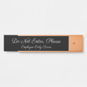 "Geben Sie nicht ein, bitte" Türzeichen Türschild (Vorderseite )