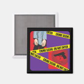 Geben Sie nicht ein Magnet (Vorderseite/Rückseite)