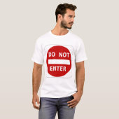 Geben Sie nicht ein T-Shirt (Vorne ganz)