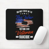 Geben Sie nicht in den Krieg innerhalb eines glück Mousepad (Mit Mouse)