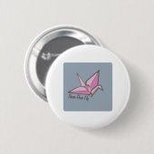 Geben Sie nie auf Button (Vorne & Hinten)