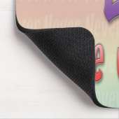 Geben Sie nie auf Mousepad (Ecke)