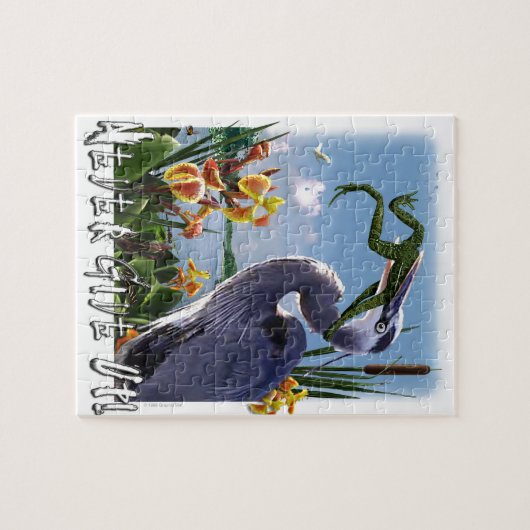 Geben Sie nie auf! Puzzle (Horizontal)