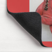 Geben Sie nie Boxhandschuhe MOUSEPAD auf! (Ecke)