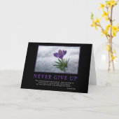 Geben Sie nie Gruß-Karte auf Karte (Gelbe Blume)