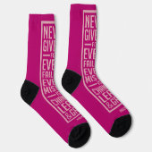 GEBEN SIE NIE individuelle Name AUF Socken (Rechts)