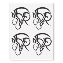 Geben Sie nie inspirierende vorübergehende