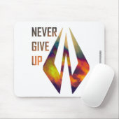 Geben Sie nie - Kimi Raikkonen auf Mousepad (Mit Mouse)