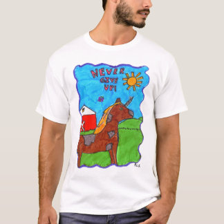 Geben Sie nie T - Shirt auf