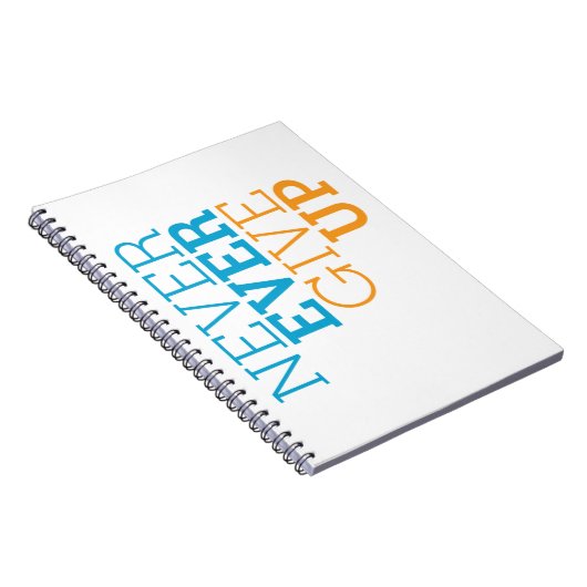 Geben Sie nie überhaupt auf Notizblock (Rechte Seite)