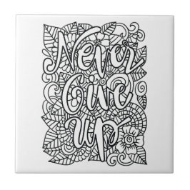 Geben Sie niemals auf - färben Sie sich selbst Fliese