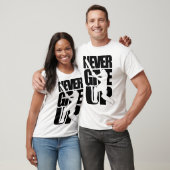 GEBEN SIE NIEMALS Cricket AUF T-Shirt (Unisex)