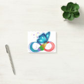 Geben Sie niemals die Lungenfieber auf Post-it Klebezettel (Büro)