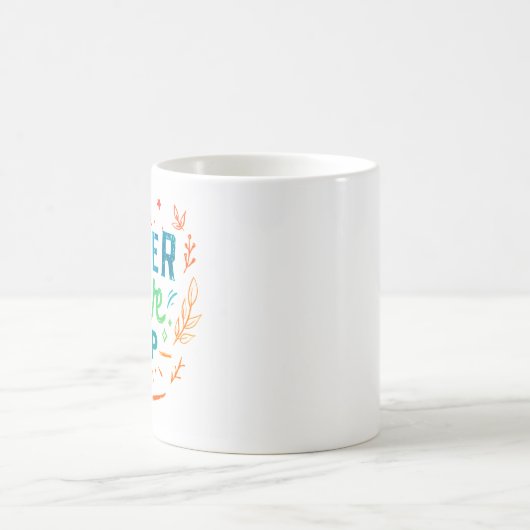 Geben Sie niemals Kaffee/Tee, Getränke, Geschenkar Kaffeetasse (Mittel)