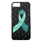 Geben Sie niemals MG Awareness Cell Case auf (Rückseite)