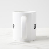 Geben Sie niemals mit Niedlicher Bengalischer Katz Jumbo-Tasse (Rückseite)