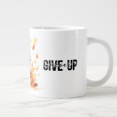 Geben Sie niemals mit Niedlicher Bengalischer Katz Jumbo-Tasse (Rechts)