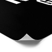 Geben Sie niemals Motivierend Kostenvoranschläge a Poster (Ecke)