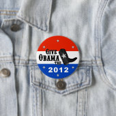 Geben Sie Obama den Stiefel! (Großer Knopf) Button (Beispiel)