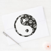 Geben Sie Peace a Chance 1 Yin und Yang Sticker (Umschlag)