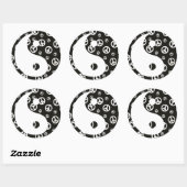Geben Sie Peace a Chance 1 Yin und Yang Sticker (Blatt)
