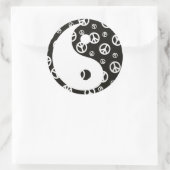 Geben Sie Peace a Chance 1 Yin und Yang Sticker (Tasche)