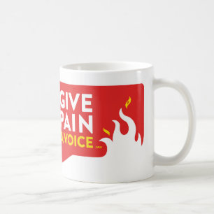 Geben Sie Schmerz eine Stimme Kaffeetasse