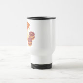 Geben Sie Schokolade und Weißschokolade Donut auf Reisebecher (Mittel)