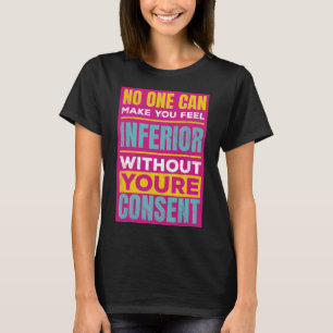 Geben Sie sich als minderwertiges Angebot für Frau T-Shirt